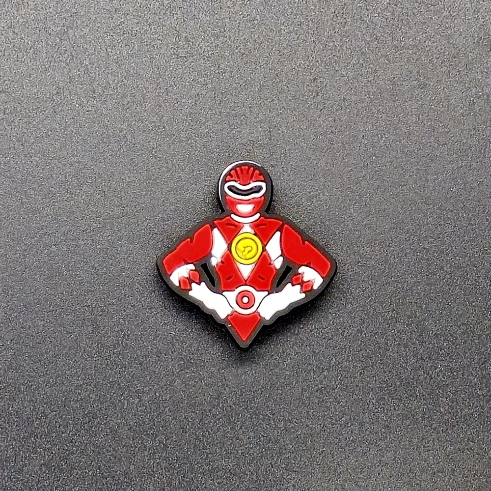 (5/$15) Red Power Ranger Croc Charm